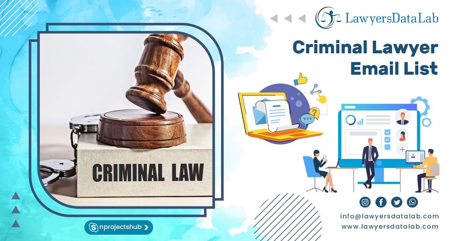 Verified Criminal Attorneys Email Database